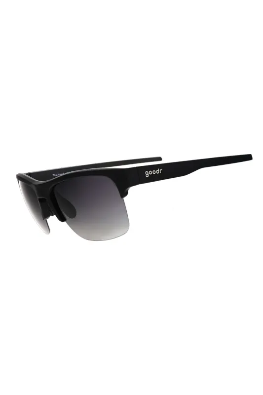goodr That New Asphalt Smell Sunglasses in Black | G00476-FGX-BK2-GR-P made by Goodr