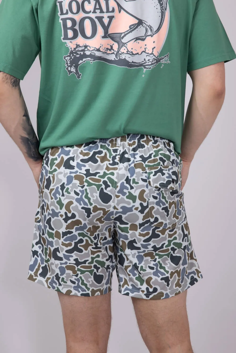 Local Boy Volley Hybrid Shorts for Men in Camo | L1600002-CAMO sold by Glik’s product image thumbnail 3