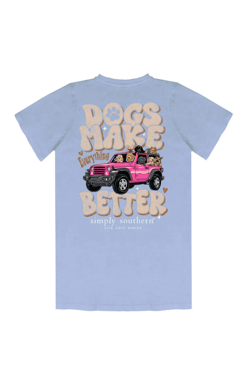 Simply Southern Plus Size Better T-Shirt for Women in Wash Sea Blue | EXT-SS-BETTER-WSHSEA sold by Glik’s