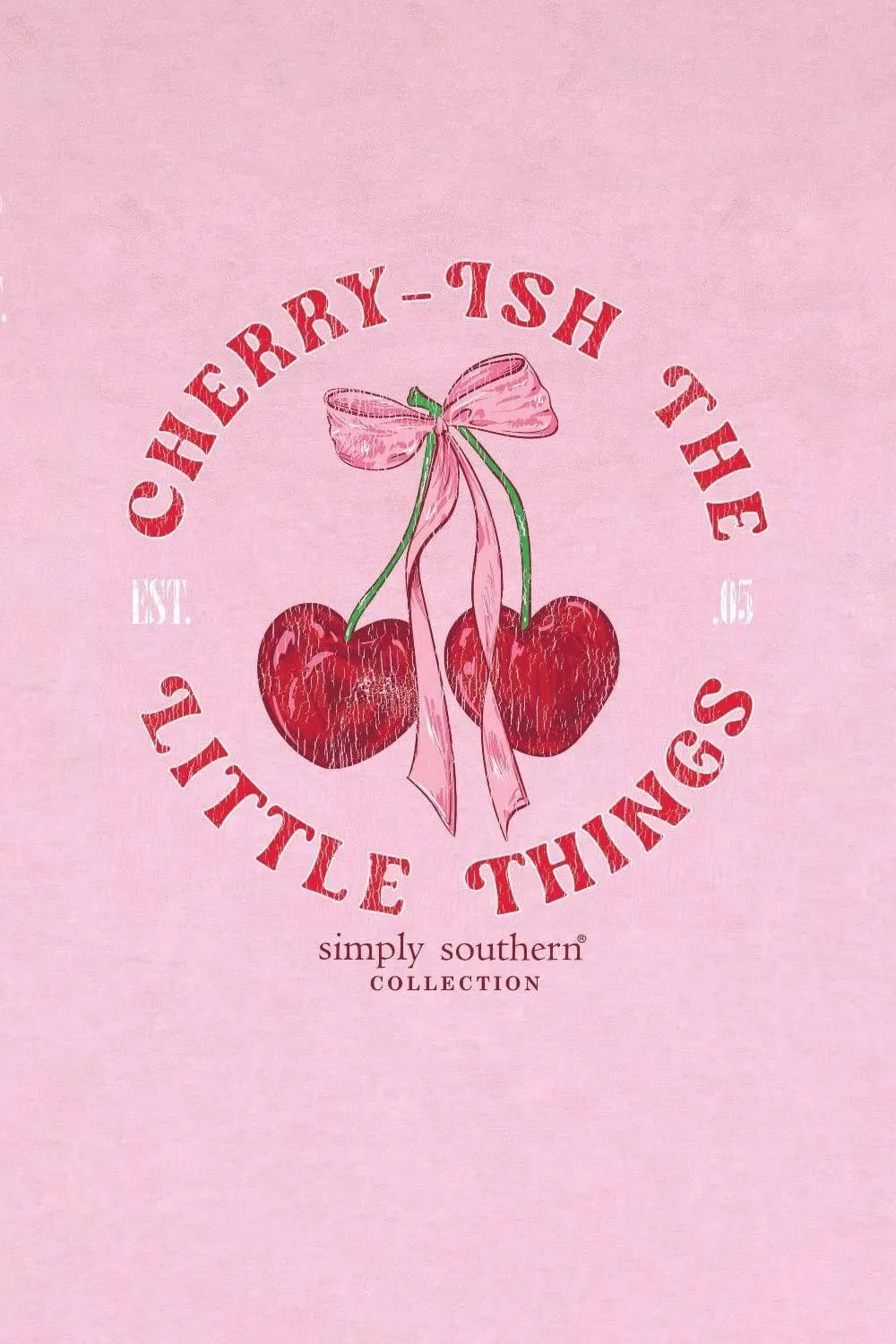 Simply Southern Cherry-Ish T-Shirt for Women in Pink | SS-CHERRYISH-WSHPNK sold by Glik’s product image thumbnail 3
