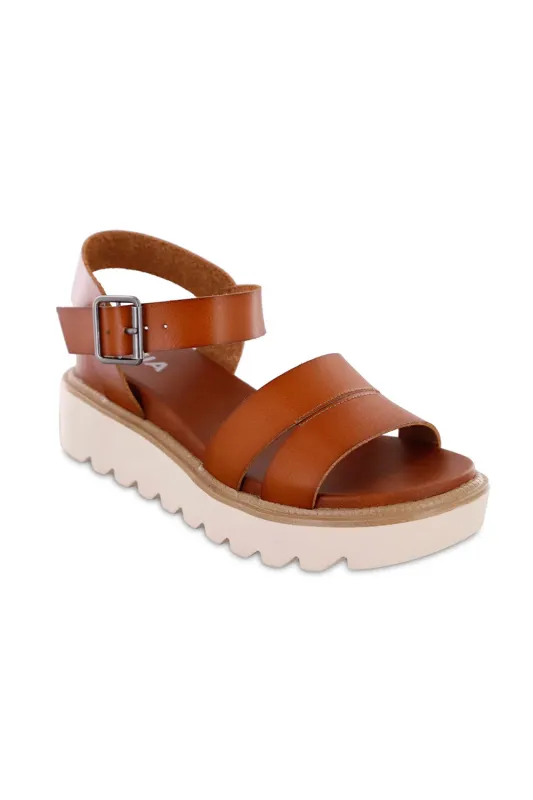 MIA Jovie Platform Sandals for Women in Cognac | GS1425701-COGNAC sold by Glik’s