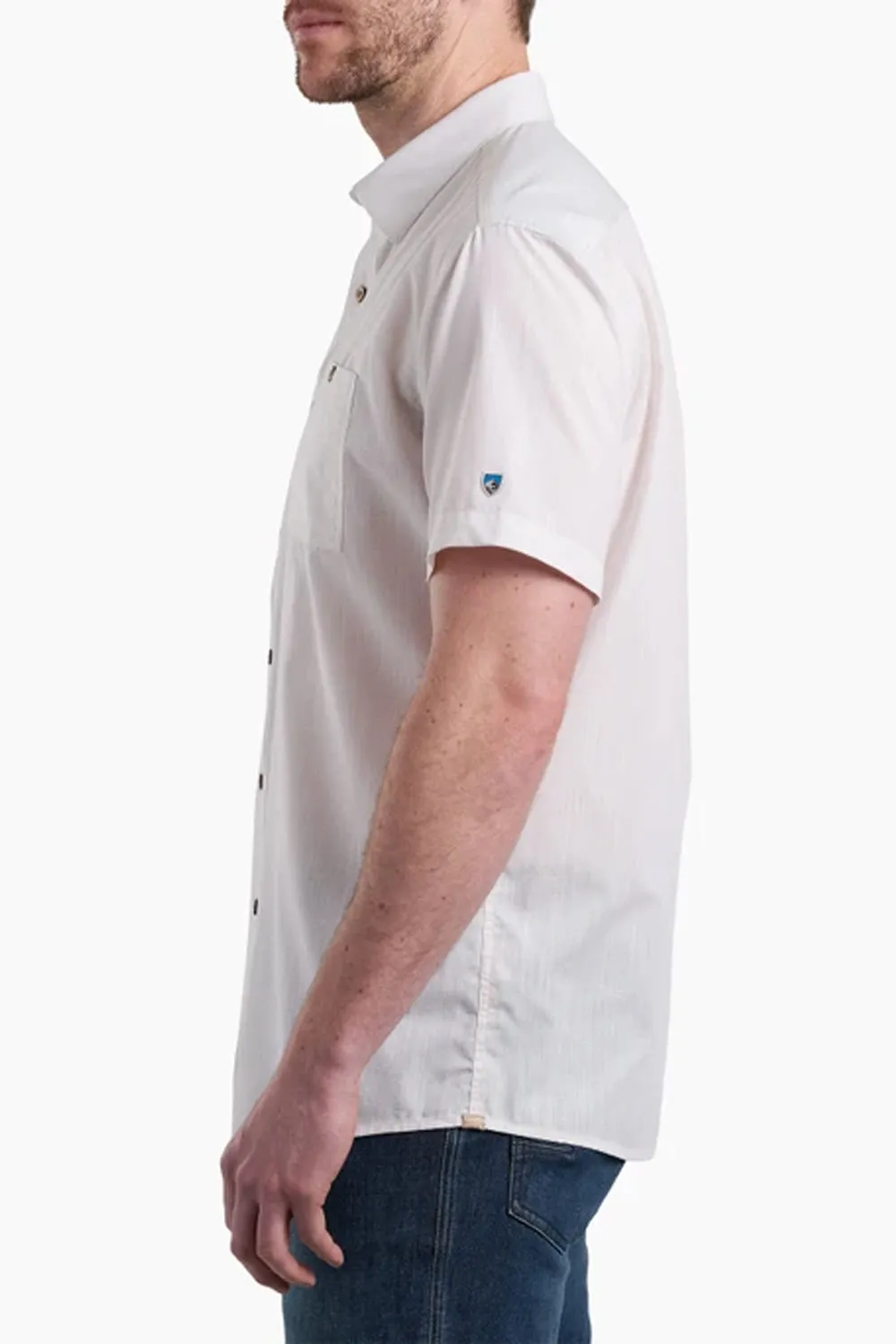 Kuhl Karib Stripe Shirt for Men in Sea Salt | 7460-SEAS sold by Glik’s product image thumbnail 3