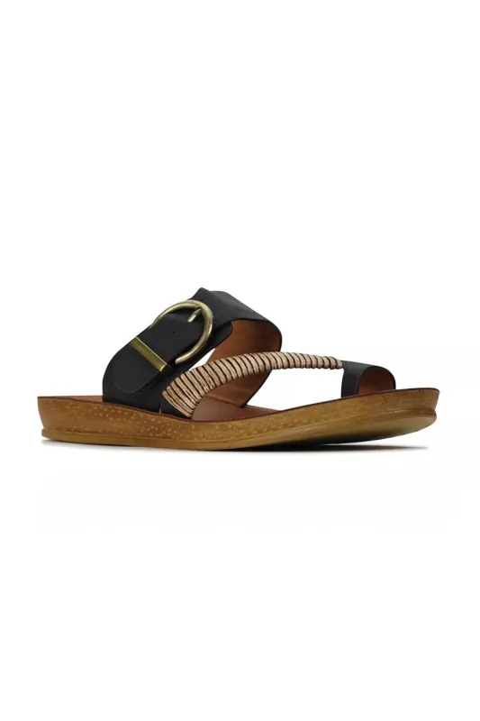 Los Cabos Bria Sandals for Women in Black | L2305-001 sold by Glik’s