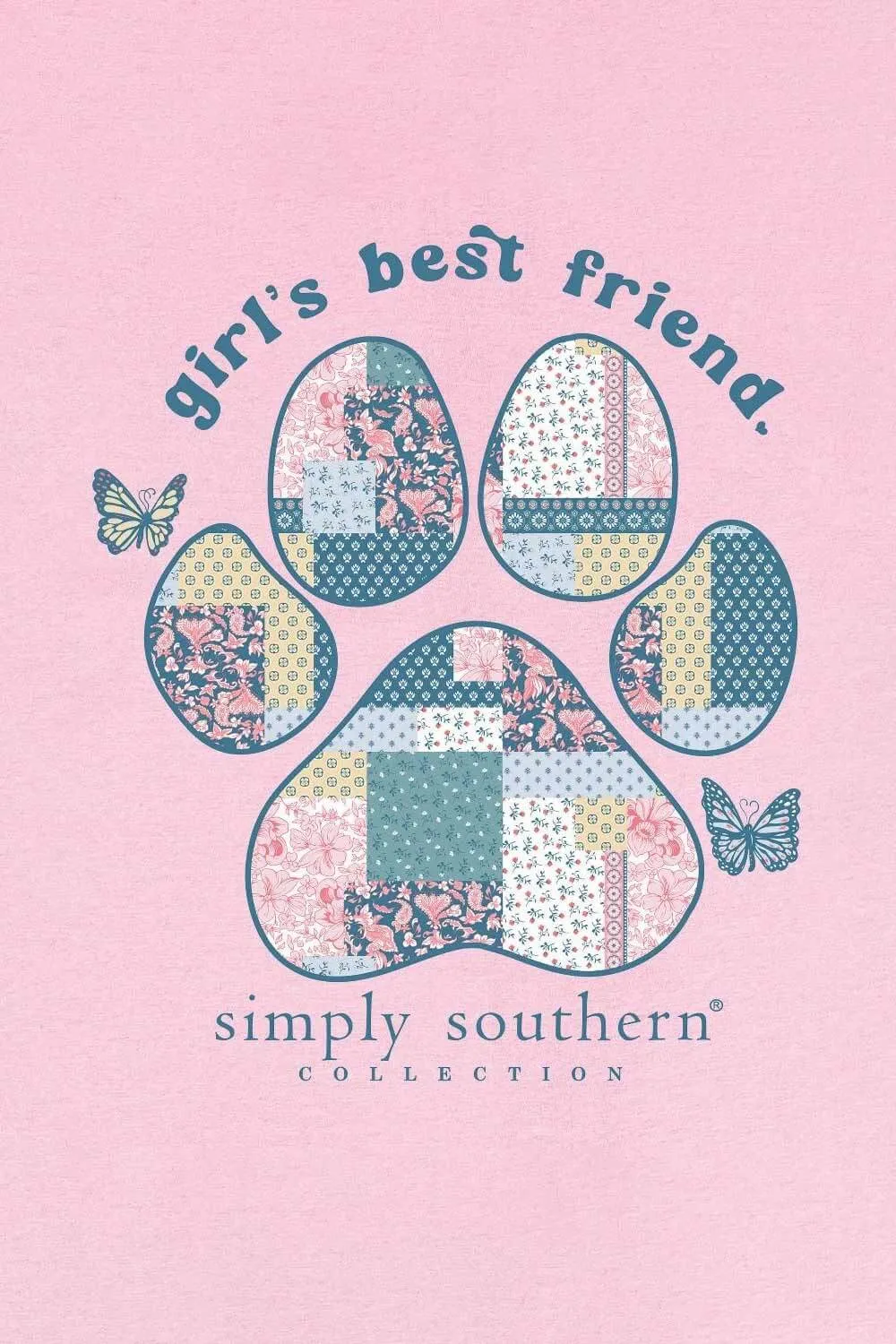 Simply Southern Best Friend T-Shirt for Women in Pink | SS-BF-FNCYCNDY sold by Glik’s product image thumbnail 3