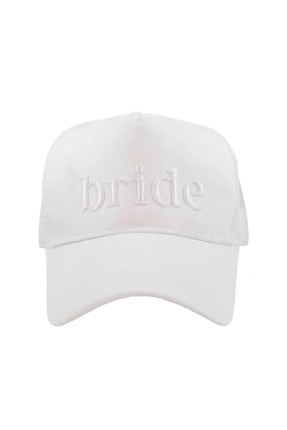 Bride Trucker Hat for Women in White | KDC-TC-1072-WHT sold by Glik’s product image thumbnail 2
