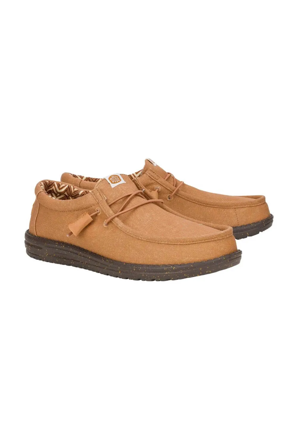 HEYDUDE Men’s Wally Stretch Shoes in Brown | 40700-2AH sold by Glik’s product image thumbnail 2