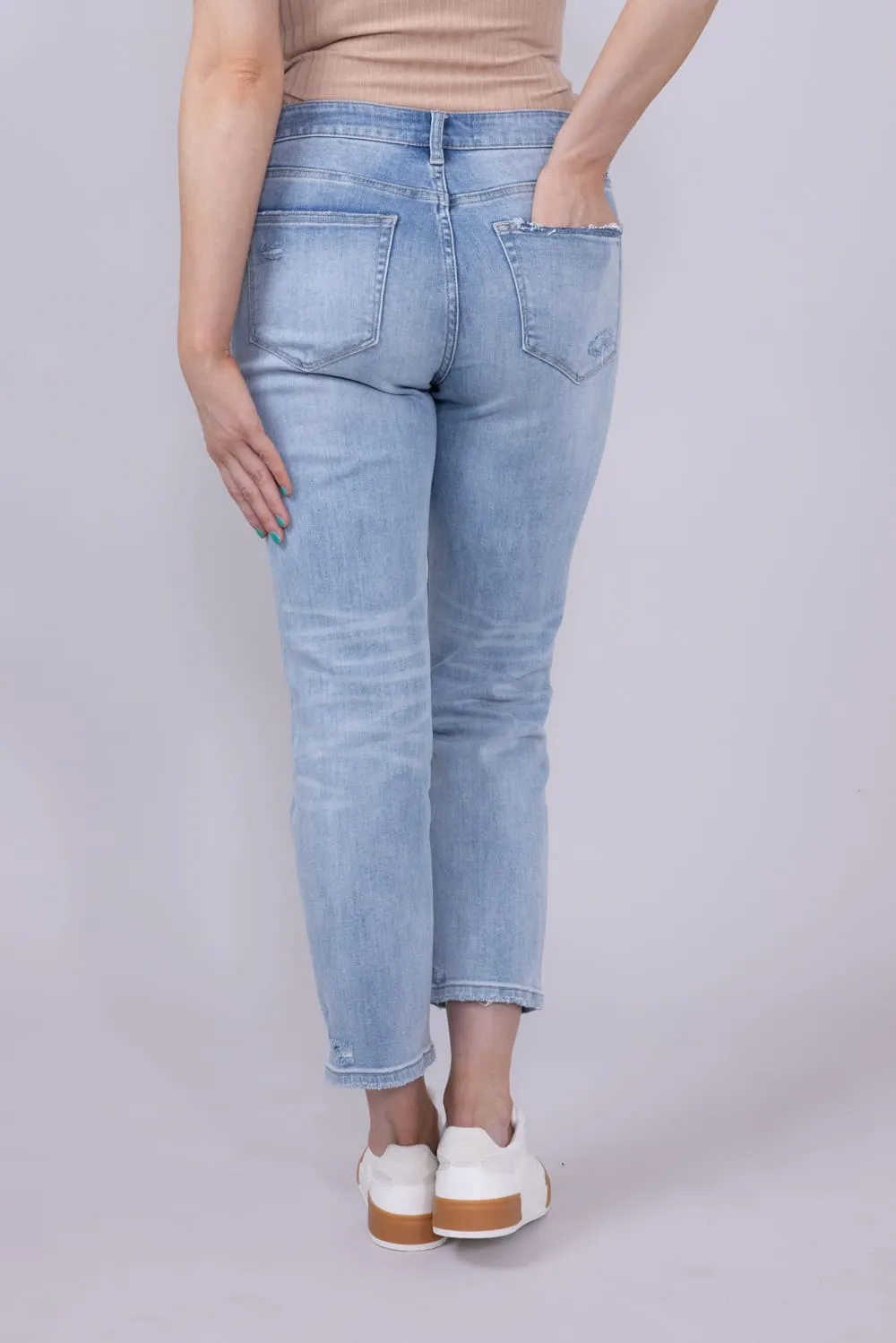 Mica Mid Rise Straight Jeans for Women | MDP-T3050 sold by Glik’s product image thumbnail 2