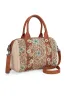 Tooled Barrel Satchel Crossbody Bag for Women in Tan | MW1313-9800-TN sold by Glik’s