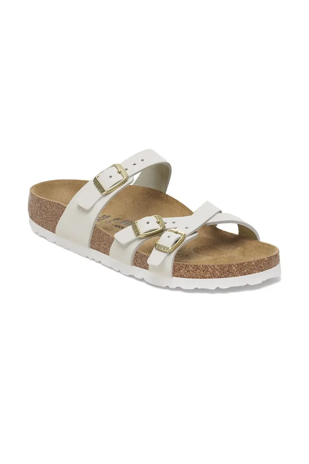 Birkenstock Franca Nubuck Leather Sandals for Women in Antique White | 1029406 sold by Glik’s product image thumbnail 3