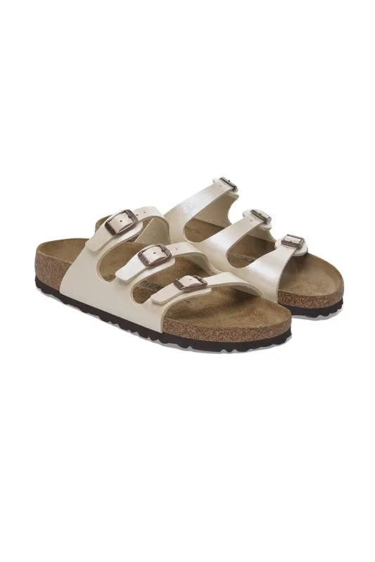 Birkenstock Florida Birko-Flor Sandals for Women in Pearl | 1029777 sold by Glik’s