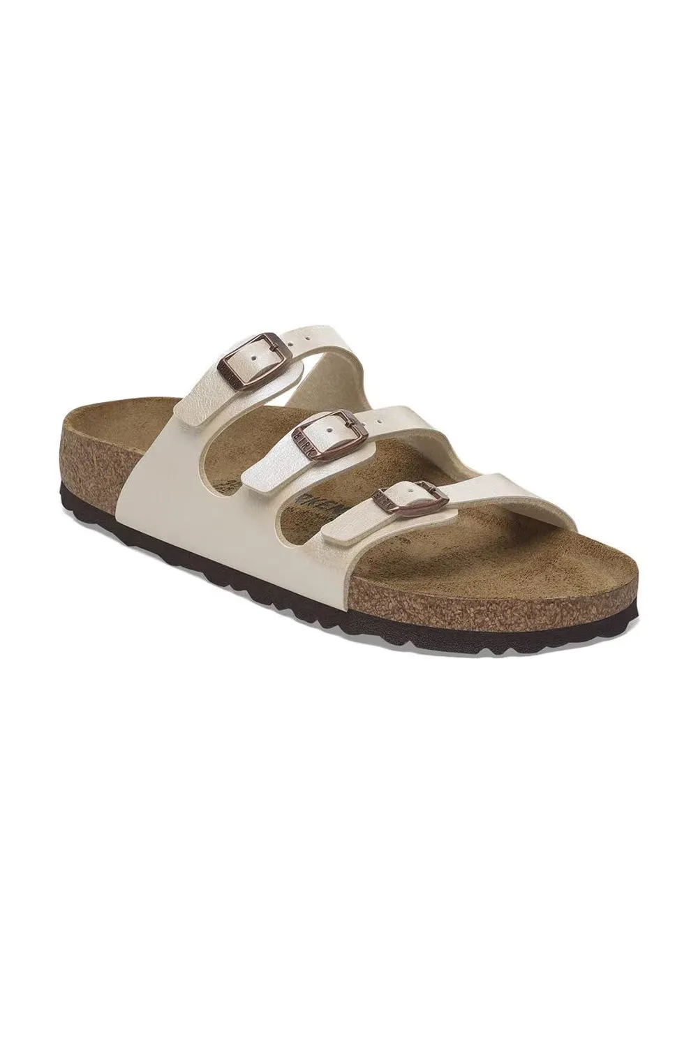 Birkenstock Florida Birko-Flor Sandals for Women in Pearl | 1029777 sold by Glik’s product image thumbnail 3