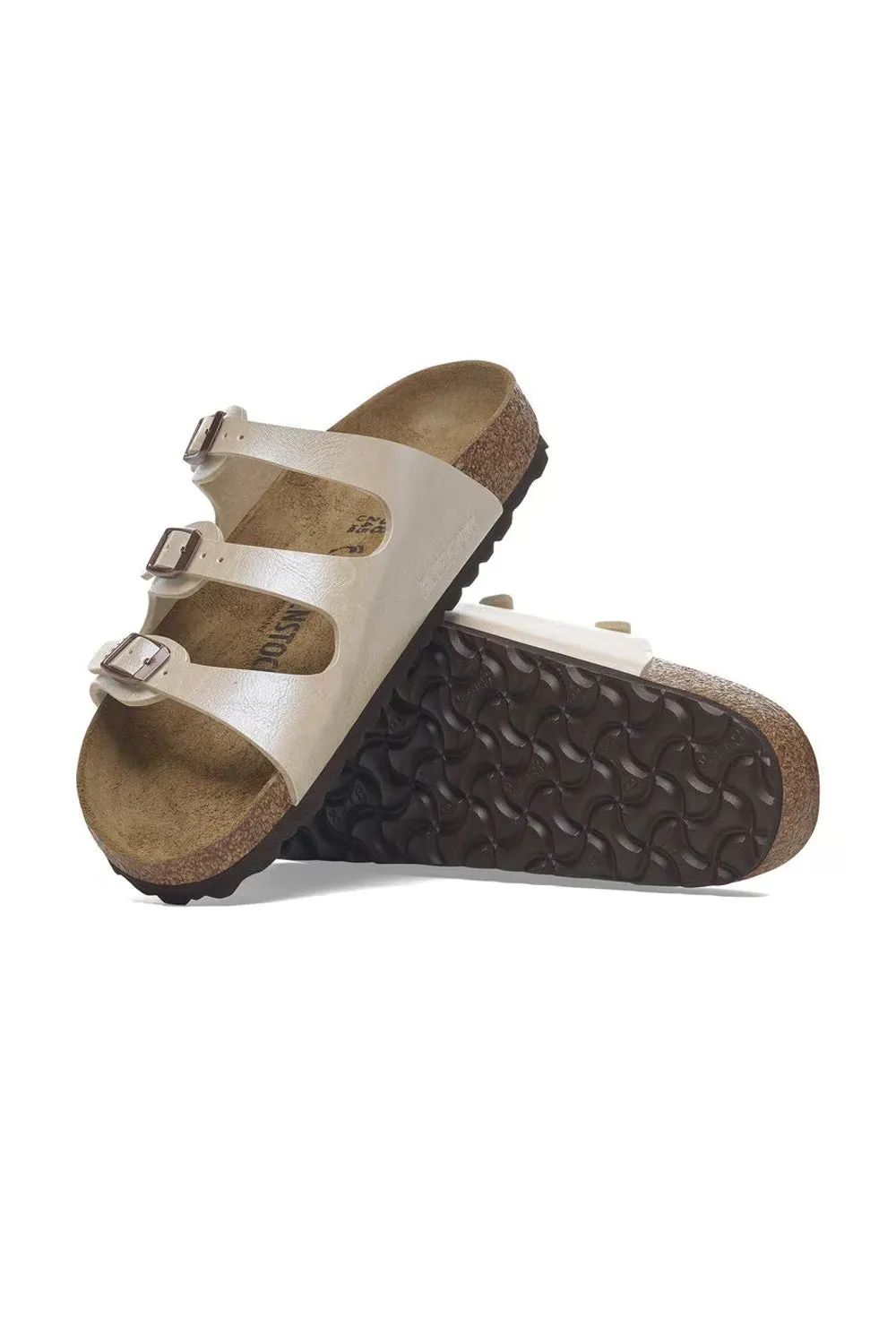 Birkenstock Florida Birko-Flor Sandals for Women in Pearl | 1029777 sold by Glik’s product image thumbnail 5