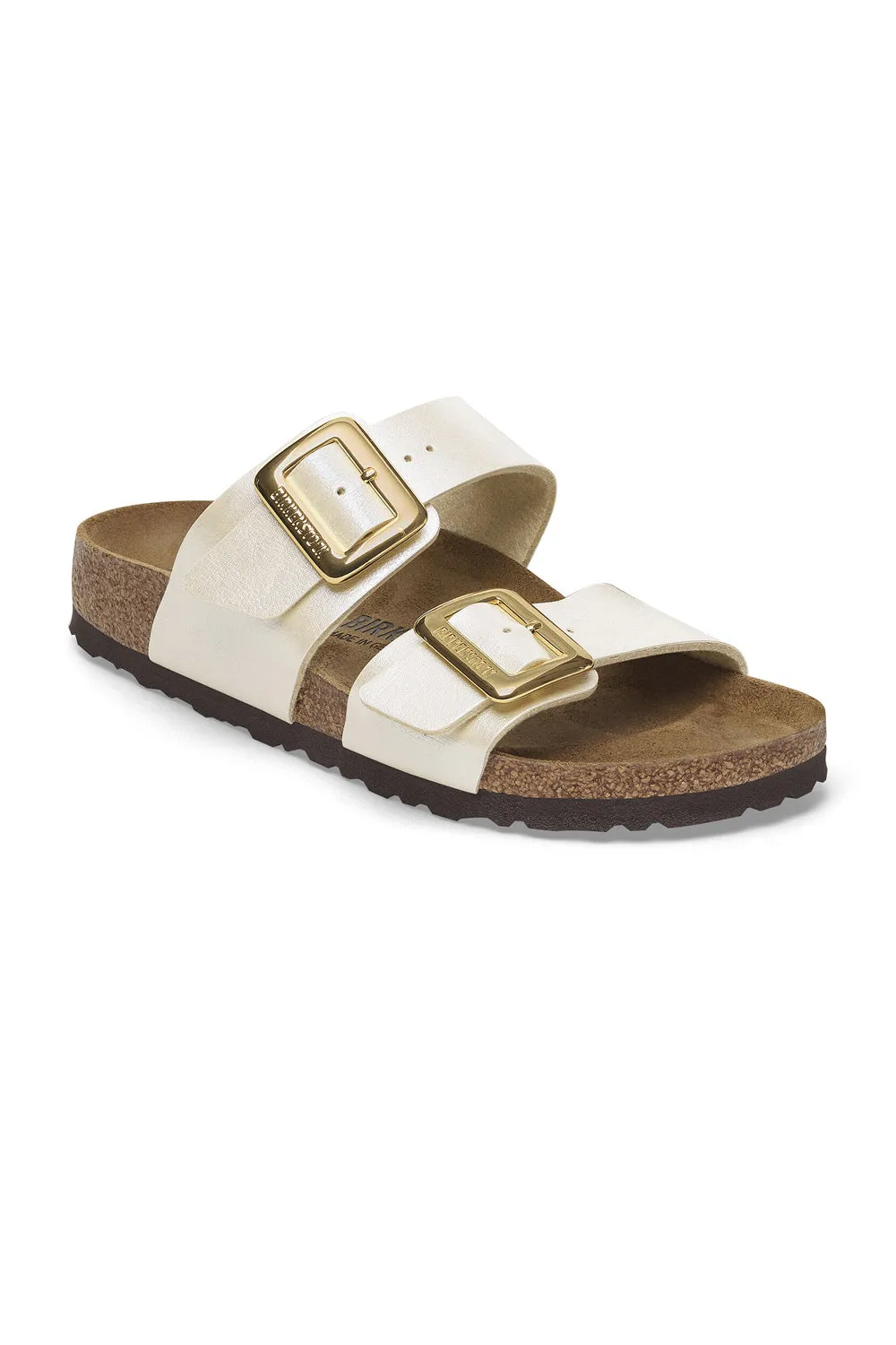 Birkenstock Sydney Luxe Buckle Birko-Flor Sandals for Women in Pearl | 1029492 sold by Glik’s product image thumbnail 2