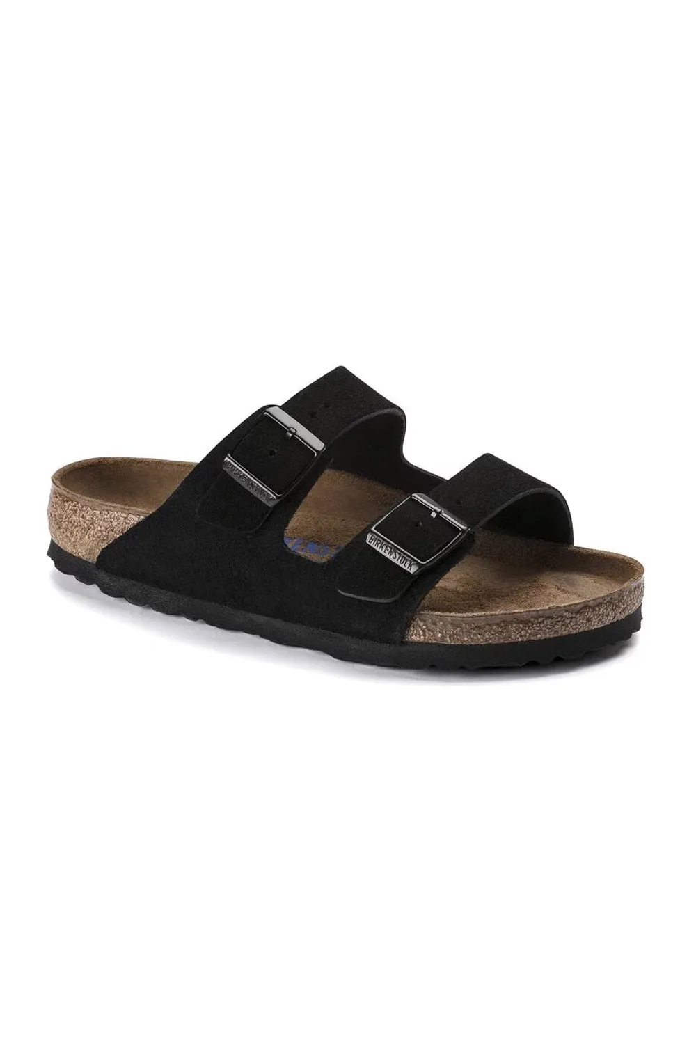 Birkenstock Arizona Soft Footbed Suede Leather Sandals for Men in Black | 951321 sold by Glik’s product image thumbnail 3