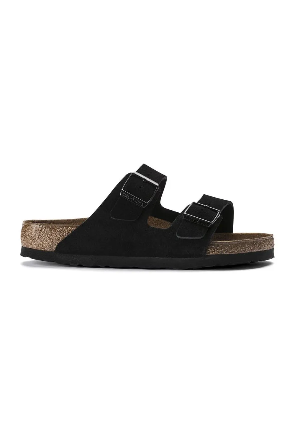 Birkenstock Arizona Soft Footbed Suede Leather Sandals for Men in Black | 951321 sold by Glik’s product image thumbnail 4
