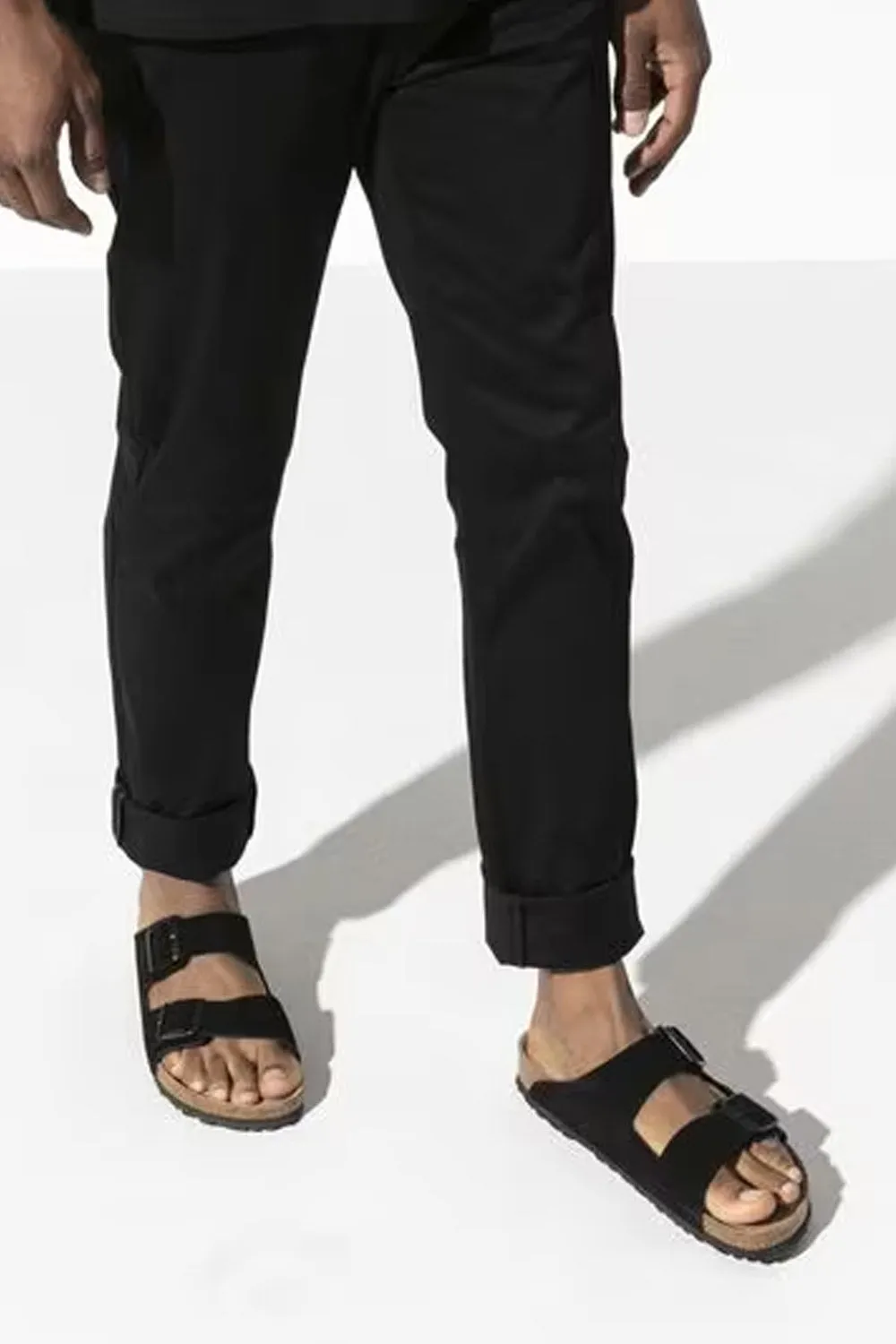 Birkenstock Arizona Soft Footbed Suede Leather Sandals for Men in Black | 951321 sold by Glik’s product image thumbnail 2