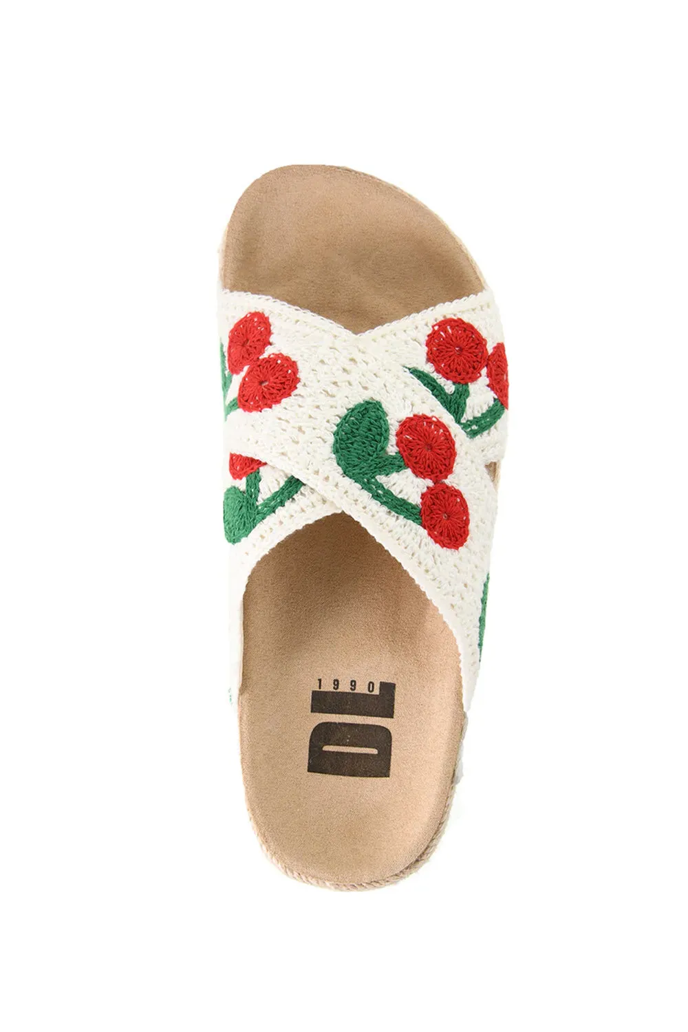 Dirty Laundry Tacoma Cherry Crochet Platform Sandals for Women in Red | TOWW-015 RED sold by Glik’s product image thumbnail 3