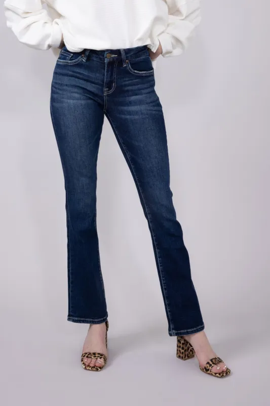 Mica Mid Rise Bootcut Jeans for Women | MDP-B511 made by Glik’s