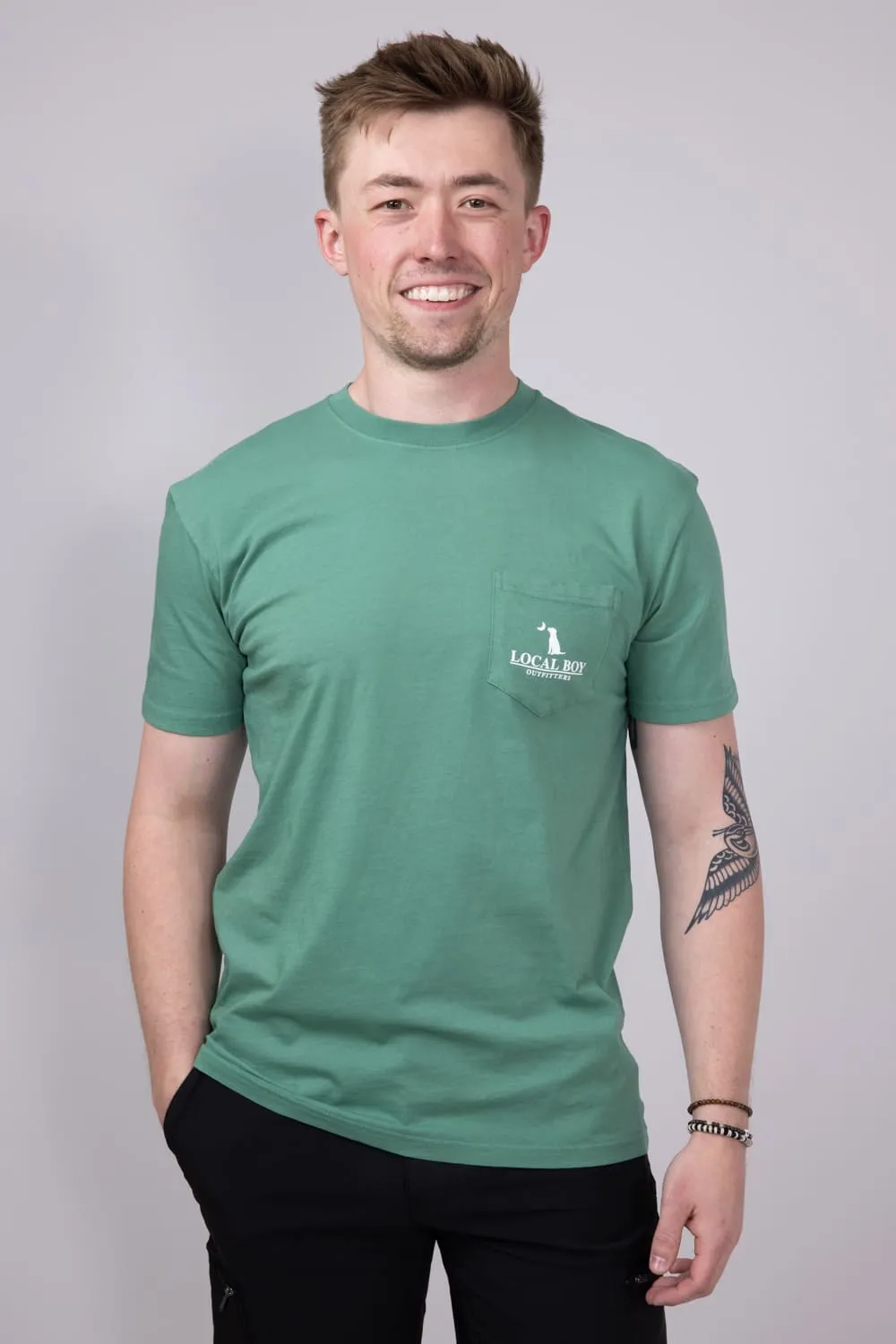 Local Boy Fairway T-Shirt for Men in Light Green | L1000576-LTGREEN sold by Glik’s product image thumbnail 2