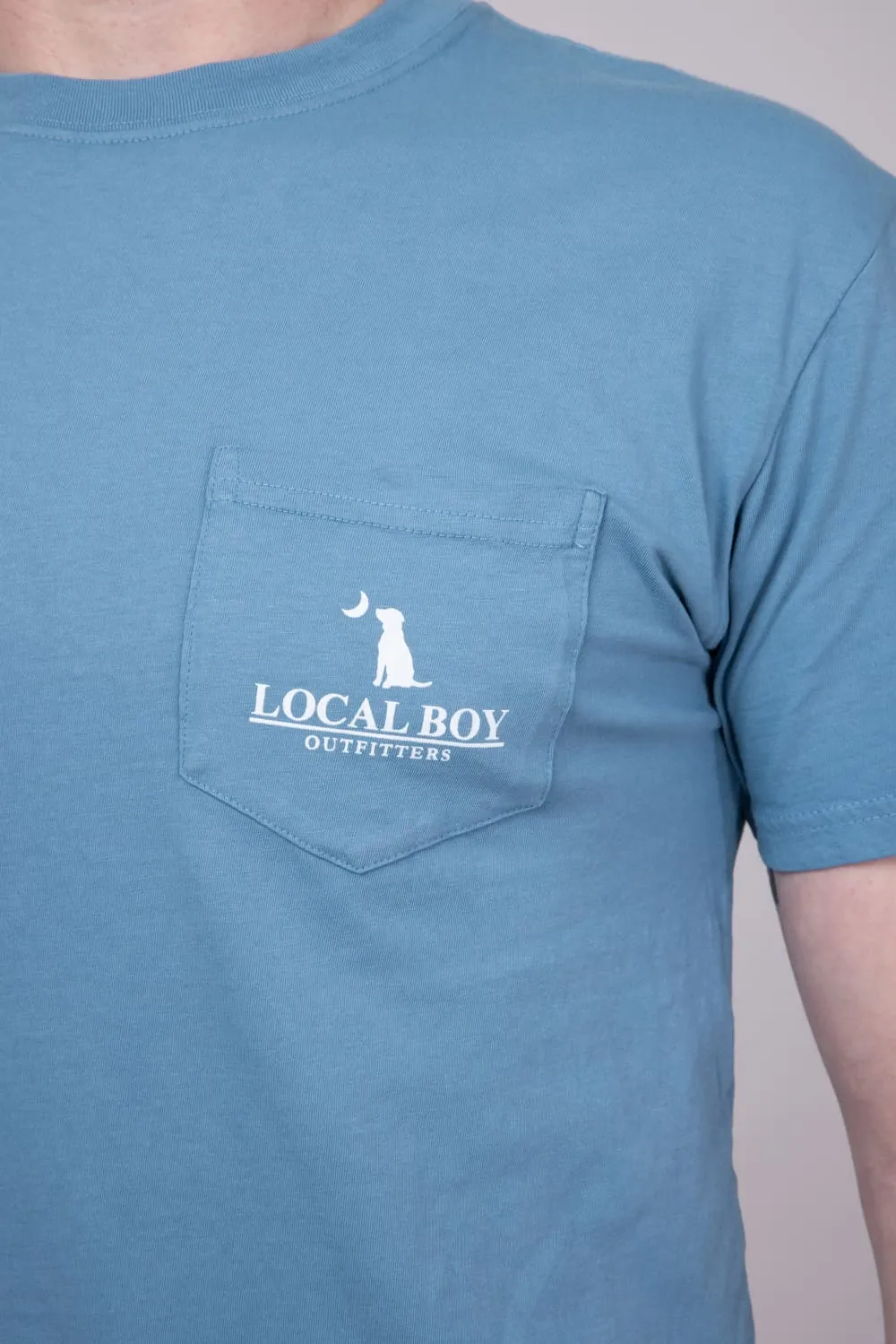 Local Boy Ultra Sixer T-Shirt for Men in Blue | L1000538-SLATE sold by Glik’s product image thumbnail 3