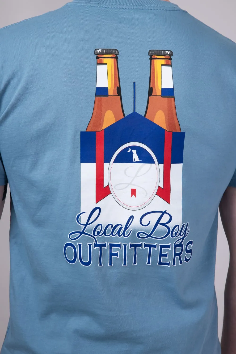 Local Boy Ultra Sixer T-Shirt for Men in Blue | L1000538-SLATE sold by Glik’s