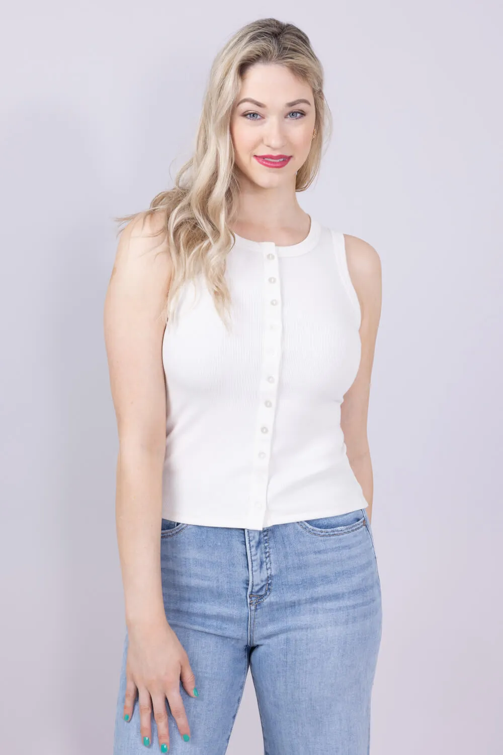 Thread & Supply Luella Tank Top for Women in Ivory | T4600BRTS-IVORY sold by Glik’s