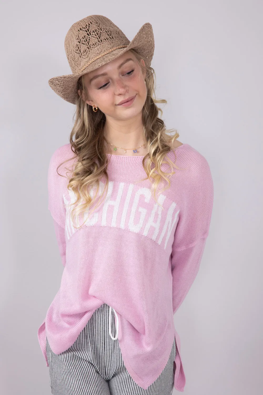 C.C. Woven Cowgirl Hat for Women in Taupe | CBC0136-TAUPE sold by Glik’s product image thumbnail 3