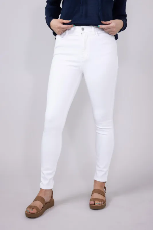Judy Blue High-Rise Skinny Jeans for Women in White | 82661REG sold by Glik’s