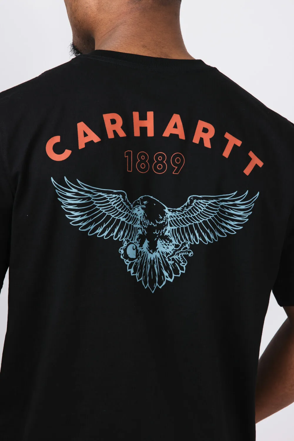 Carhartt Eagle Graphic T-Shirt for Men in Black | 107211-N04-BLK sold by Glik’s product image thumbnail 4