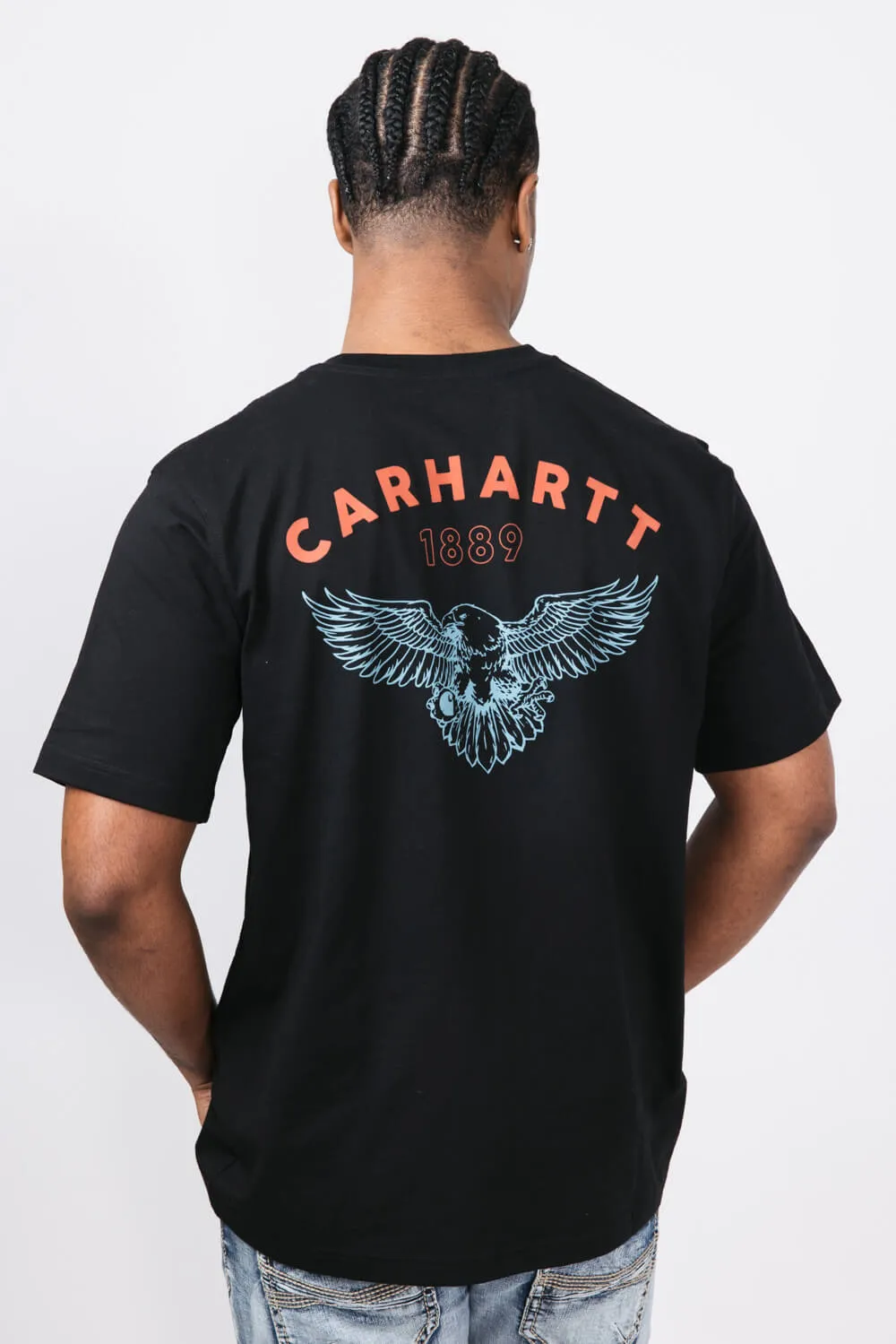 Carhartt Eagle Graphic T-Shirt for Men in Black | 107211-N04-BLK sold by Glik’s product image thumbnail 3