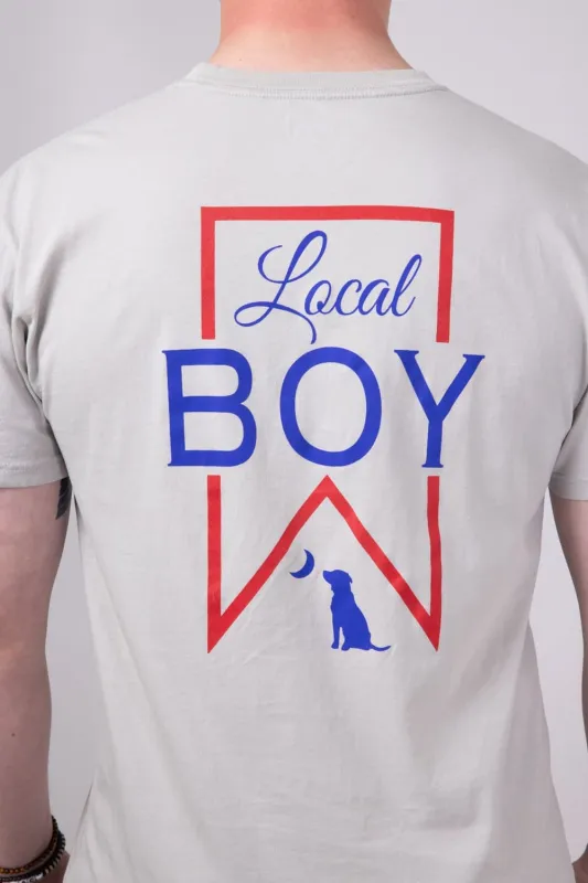 Local Boy Ultra T-Shirt for Men in Silver | L1000535-SILVER sold by Glik’s
