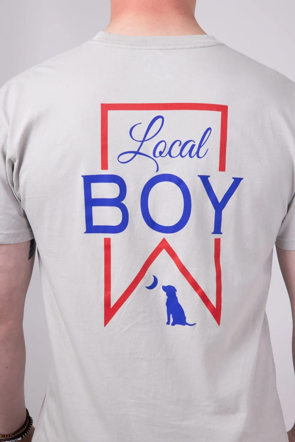 Local Boy Ultra T-Shirt for Men in Silver | L1000535-SILVER sold by Glik’s