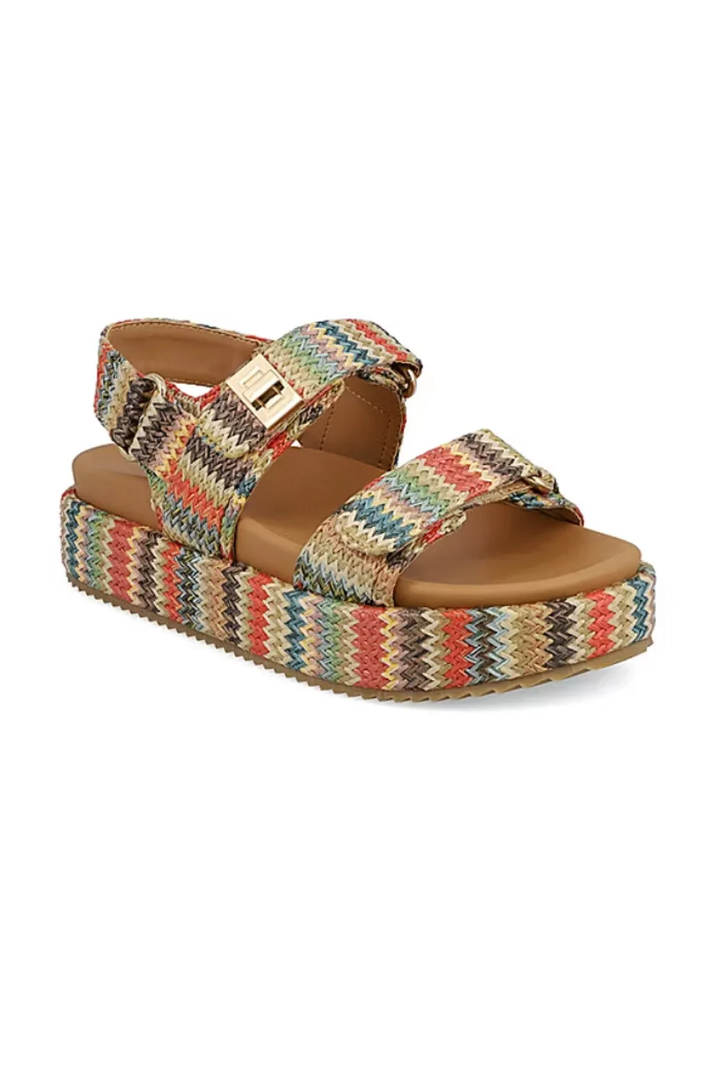 MIA Girl Ryann Woven Sandals for Women in Multi | GS1461808MG-MULTI sold by Glik’s