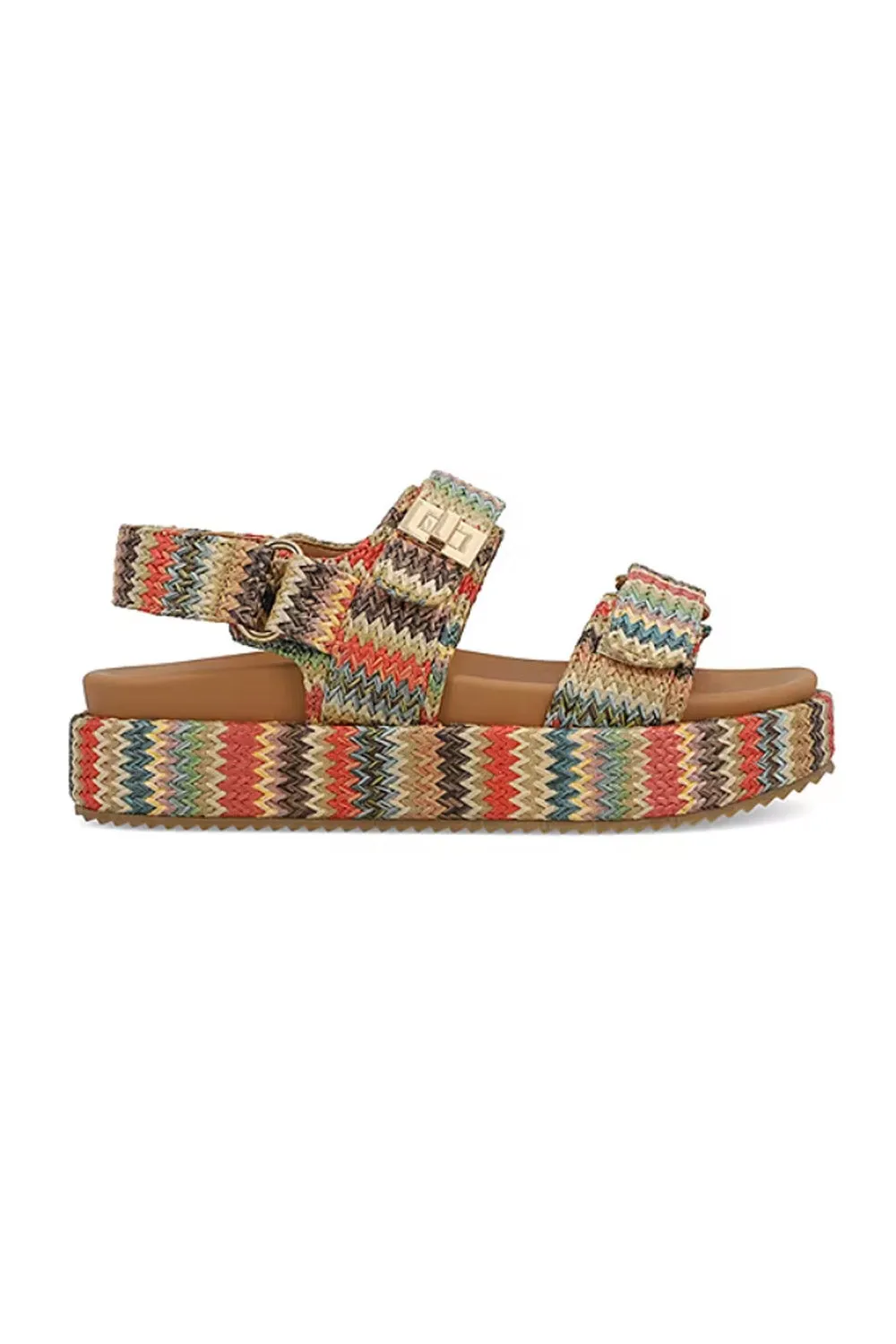 MIA Girl Ryann Woven Sandals for Women in Multi | GS1461808MG-MULTI sold by Glik’s product image thumbnail 2