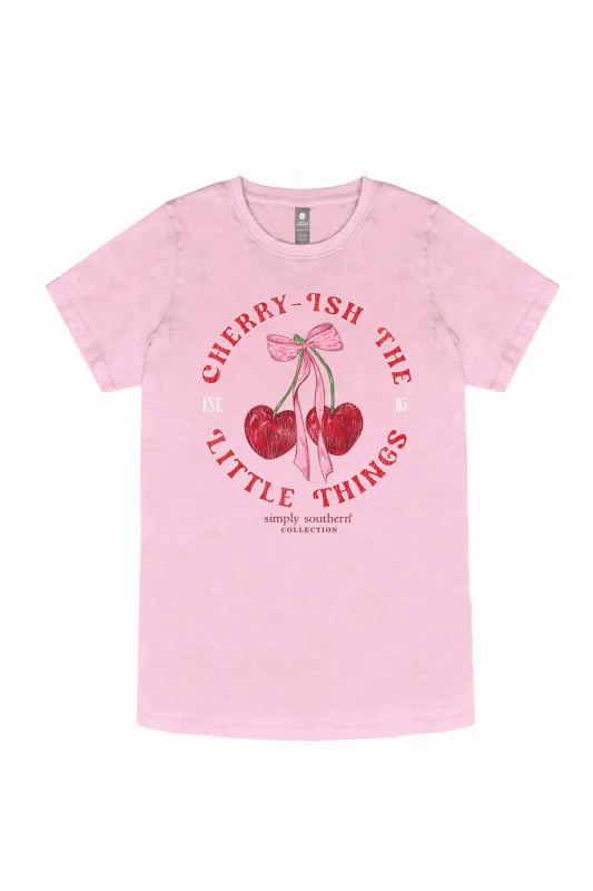 Simply Southern Plus Size Cherry-Ish T-Shirt for Women in Pink | EXT-SS-CHERRYISH-WSHPNK sold by Glik’s