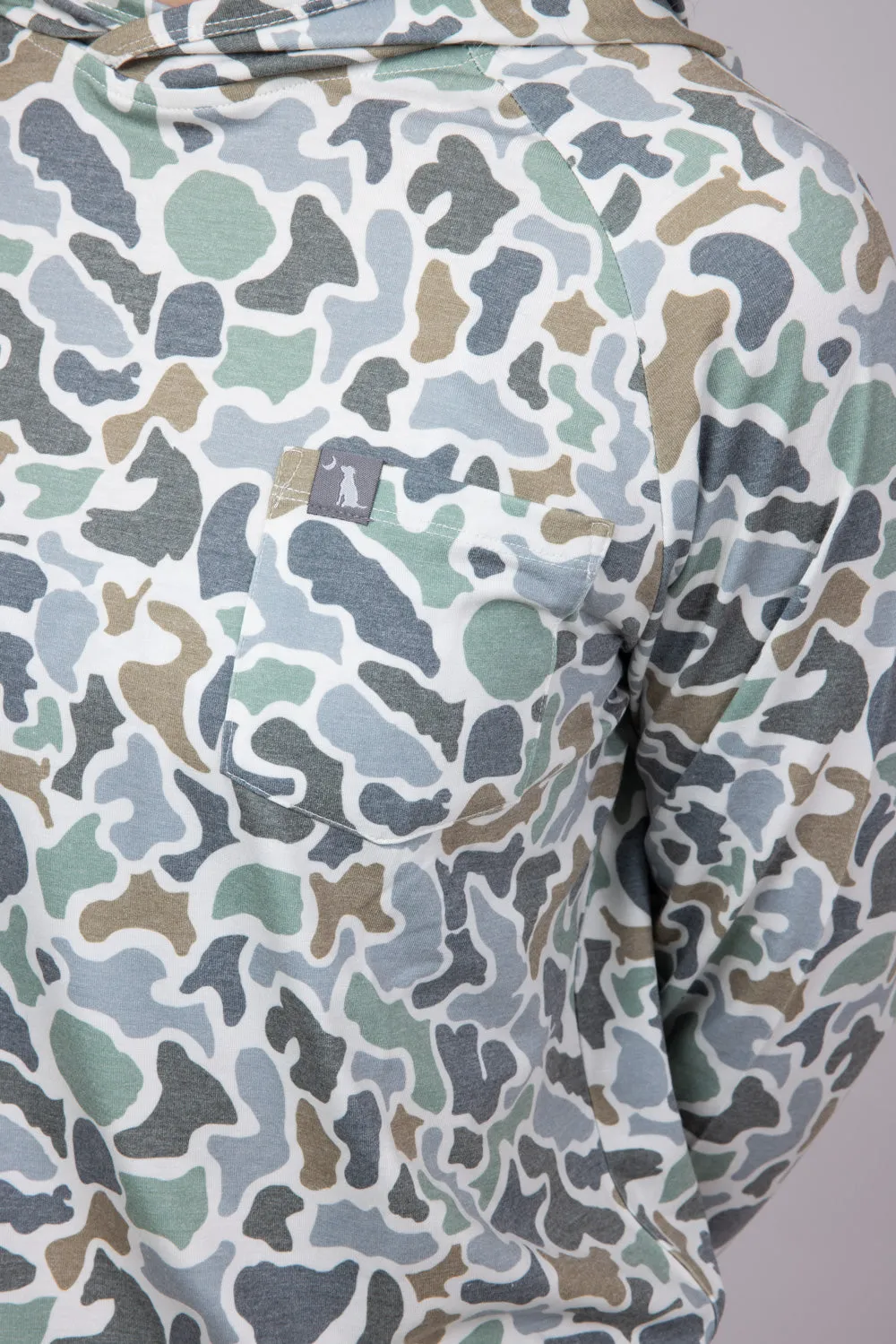 Local Girl Heather Blend Hoodie for Women in Bluff Grey Camo | L5140000-LCB sold by Glik’s product image thumbnail 3