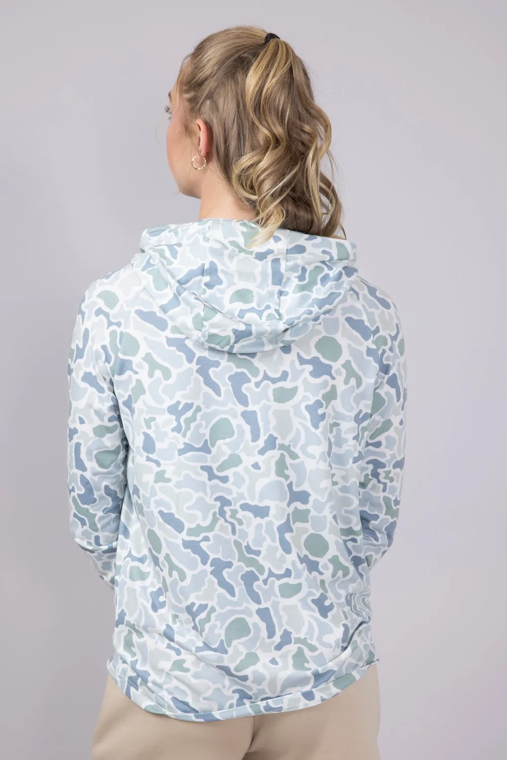 Local Girl Heather Blend Hoodie for Women in Coast Blue Camo | L5140000-LCC sold by Glik’s product image thumbnail 2