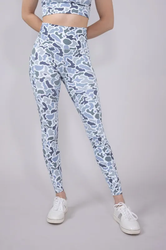 Local Girl Seamed Leggings for Women in Light Grey Camo | L5160002-LCC sold by Glik’s