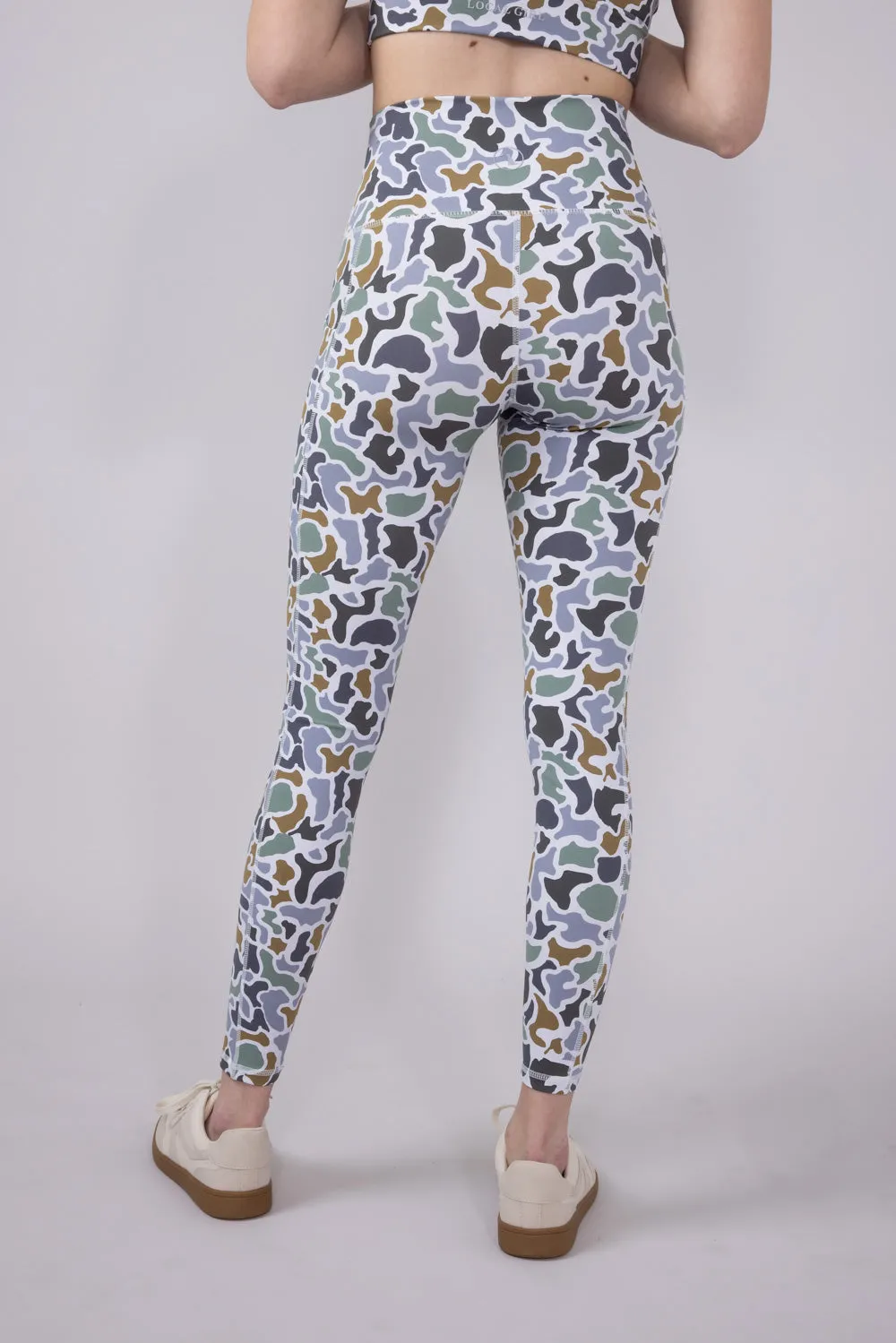 Local Girl Seamed Leggings for Women in Dark Grey Camo | L5160002-LCB sold by Glik’s product image thumbnail 3