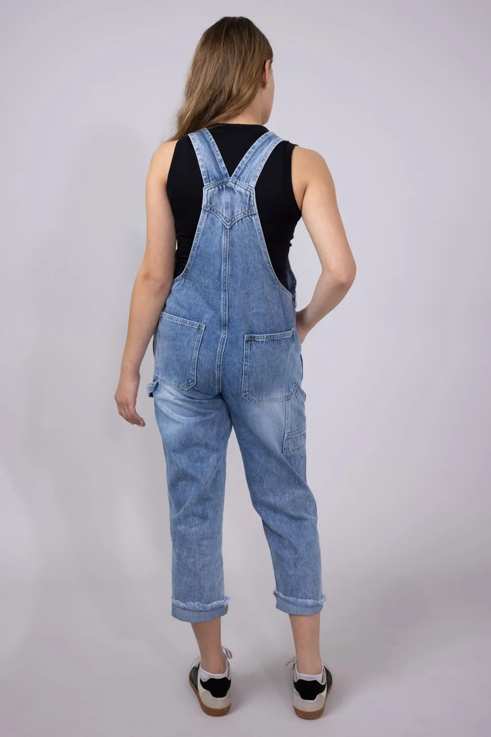 KanCan Youth Cordelia Relaxed Denim Overalls for Girls | YC10003M-MEDIUM sold by Glik’s product image thumbnail 5