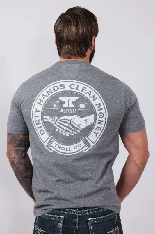 Troll Co Haggler T-Shirt for Men in Charcoal | TC2248-CHAR sold by Glik’s