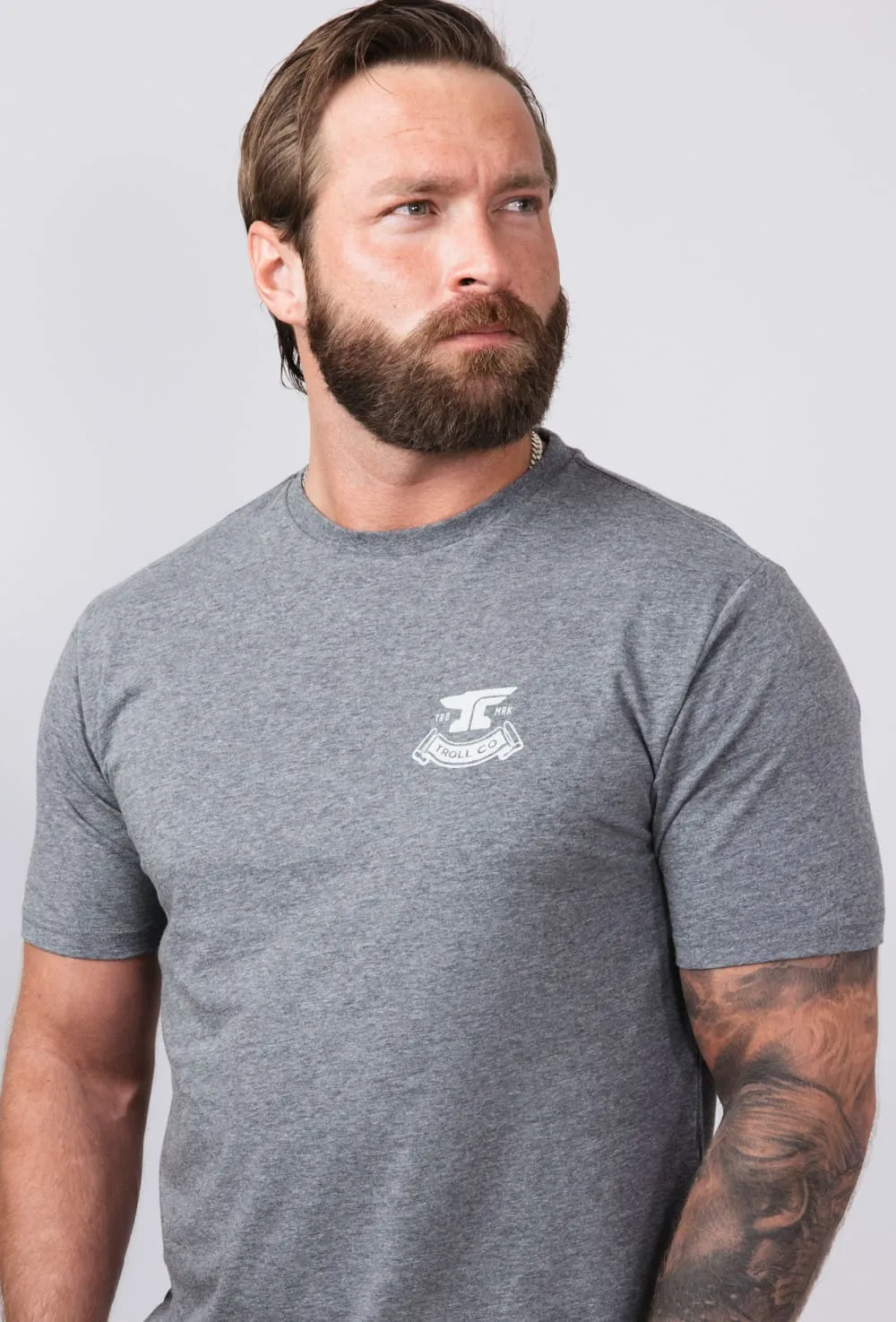 Troll Co Haggler T-Shirt for Men in Charcoal | TC2248-CHAR sold by Glik’s product image thumbnail 4
