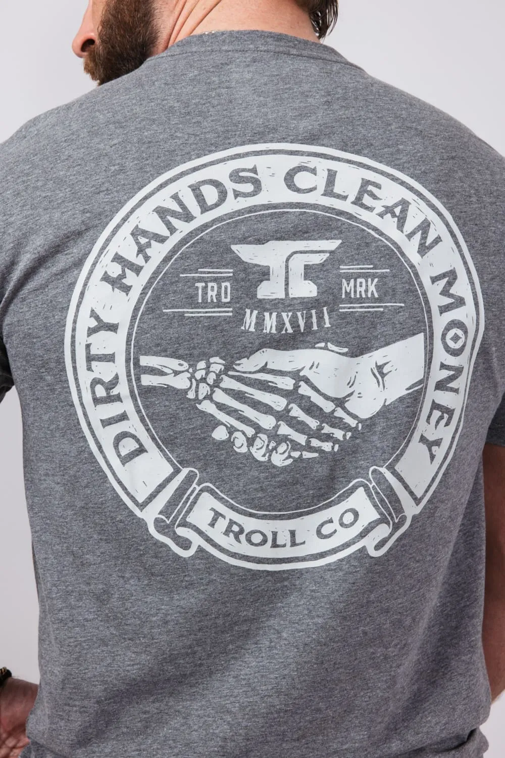 Troll Co Haggler T-Shirt for Men in Charcoal | TC2248-CHAR sold by Glik’s product image thumbnail 5