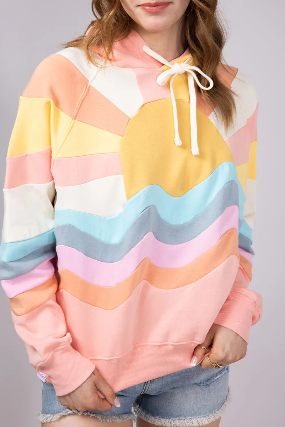 Simply Southern Patched Sun Hoodie for Women in Multi | PP-0125-HD-PATCH-SUN sold by Glik’s product image thumbnail 4