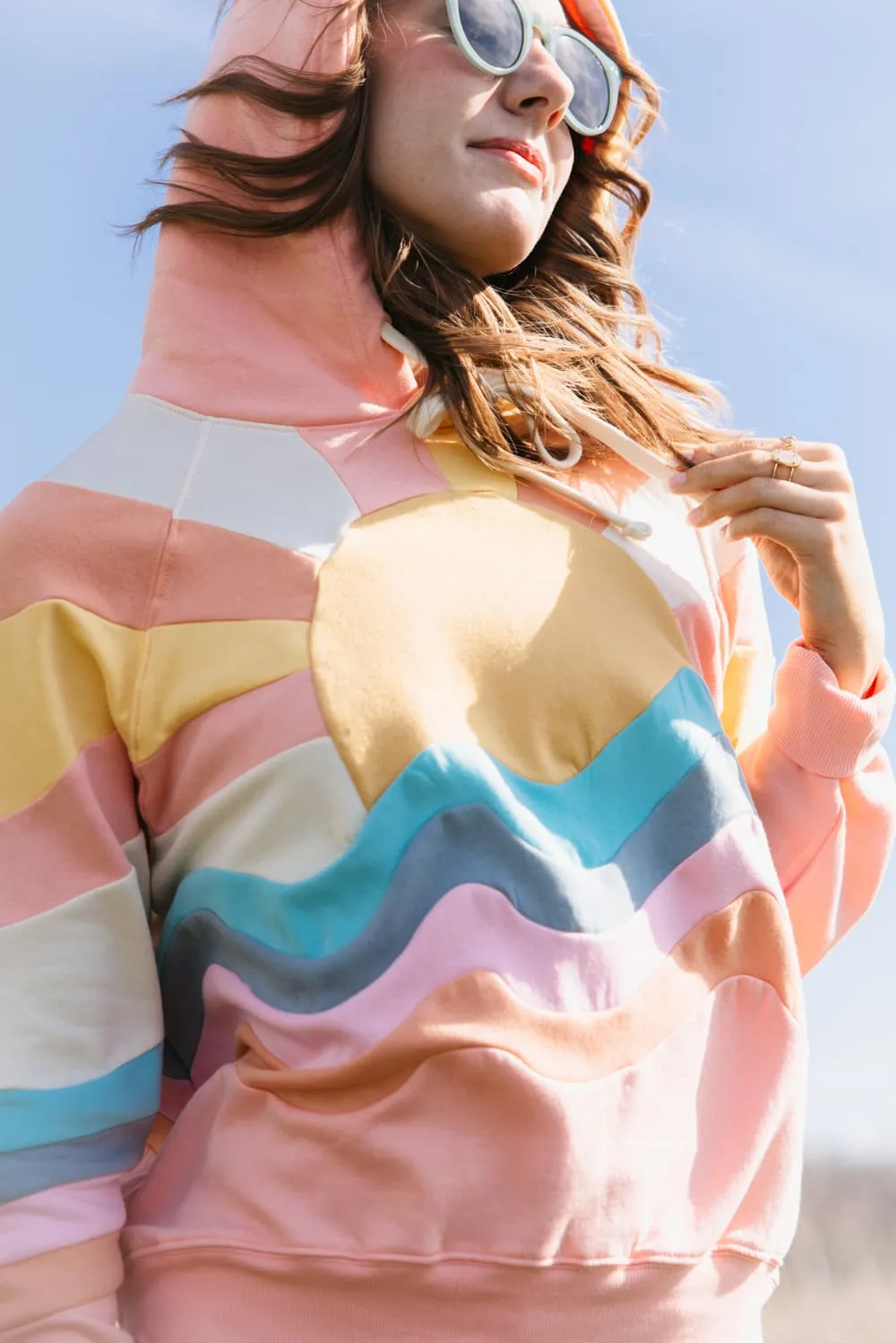 Simply Southern Patched Sun Hoodie for Women in Multi | PP-0125-HD-PATCH-SUN sold by Glik’s