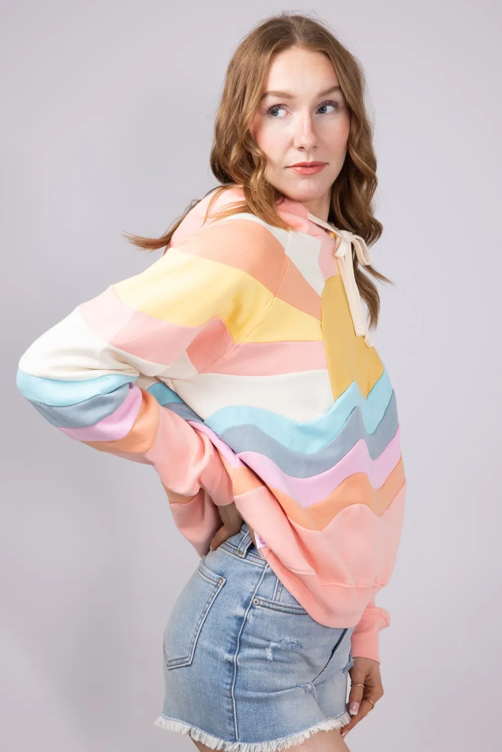 Simply Southern Patched Sun Hoodie for Women in Multi | PP-0125-HD-PATCH-SUN sold by Glik’s product image thumbnail 5