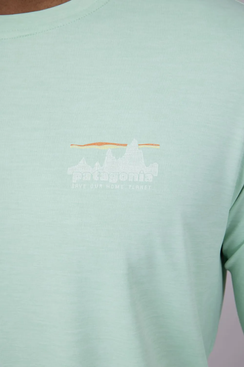 Patagonia Men’s Capeliene Cool Daily Graphic T-Shirt for Men in Green | 45190-SRNX sold by Glik’s product image thumbnail 4