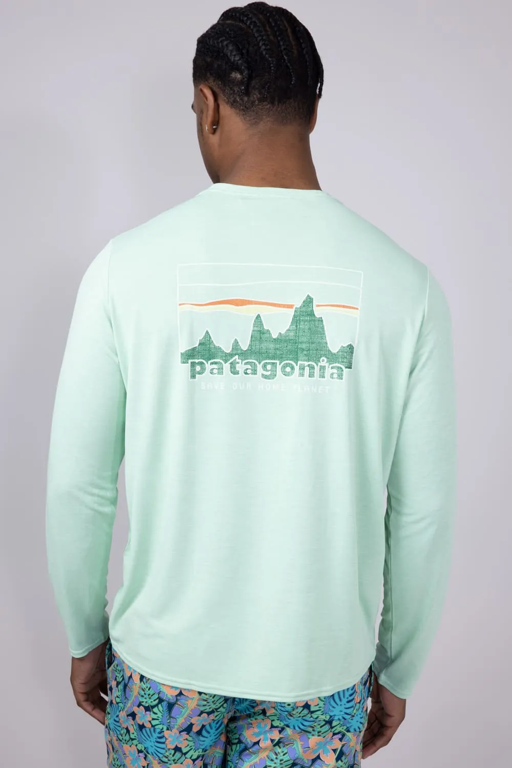 Patagonia Men’s Capeliene Cool Daily Graphic T-Shirt for Men in Green | 45190-SRNX sold by Glik’s