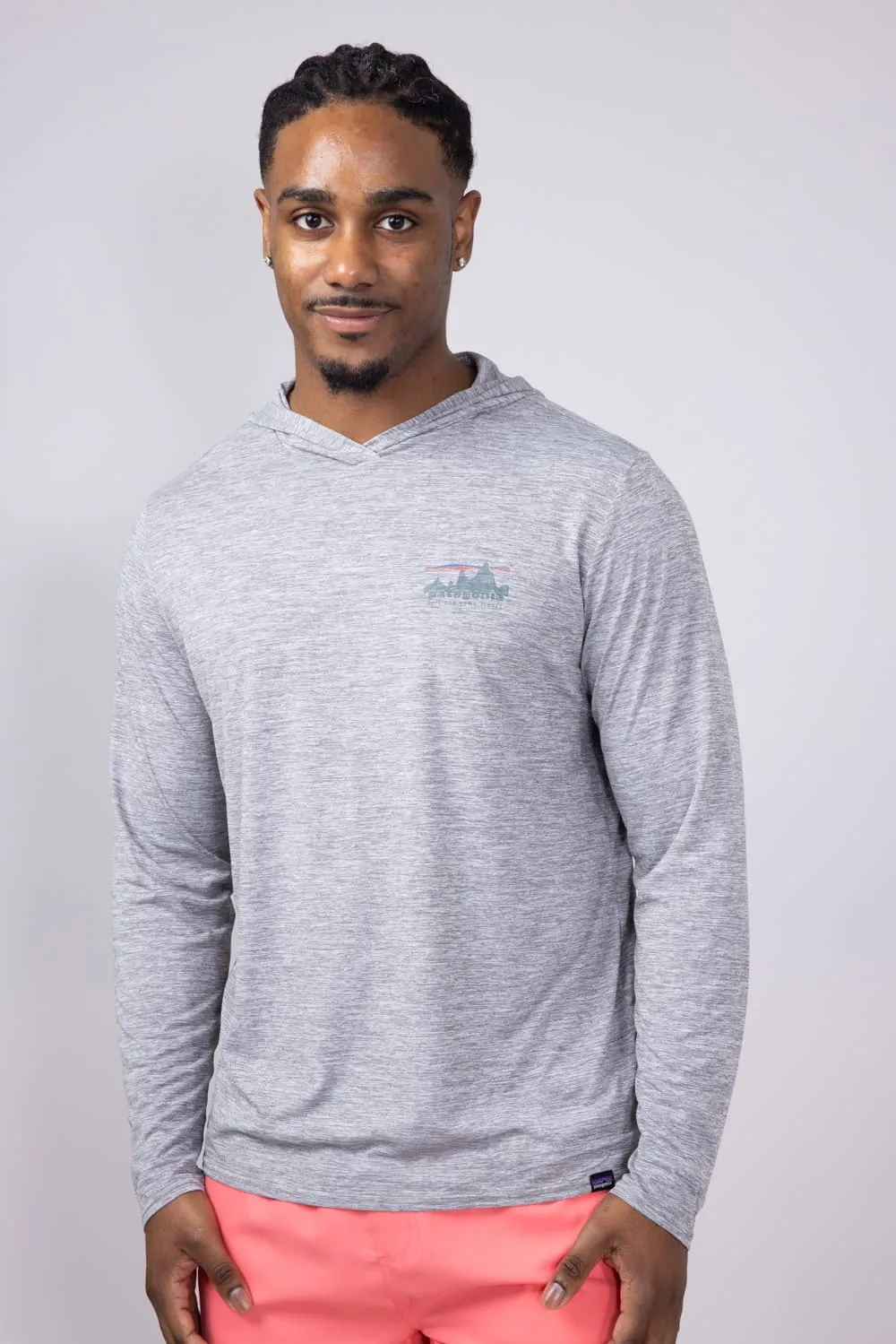 Patagonia Men’s Capeliene Cool Daily Graphic Hooded T-Shirt for Men in Feather Grey | 45325-SKFE sold by Glik’s product image thumbnail 5
