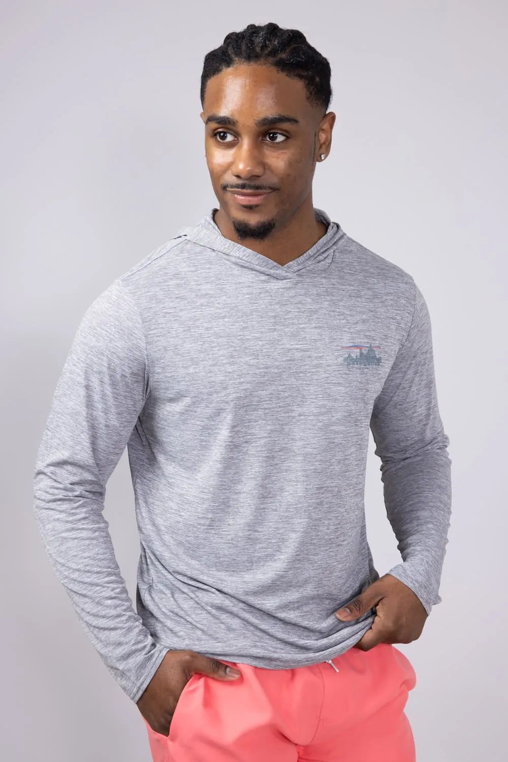 Patagonia Men’s Capeliene Cool Daily Graphic Hooded T-Shirt for Men in Feather Grey | 45325-SKFE sold by Glik’s product image thumbnail 2